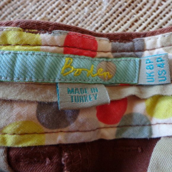 NWT Boden Pants Chinos Sz US 4P Straight Leg - Picture 13 of 15